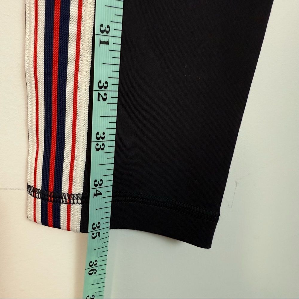 Aritzia TNA Black High Rise Leggings Size M Side Stripe Athleisure Activewear - Picture 11 of 14